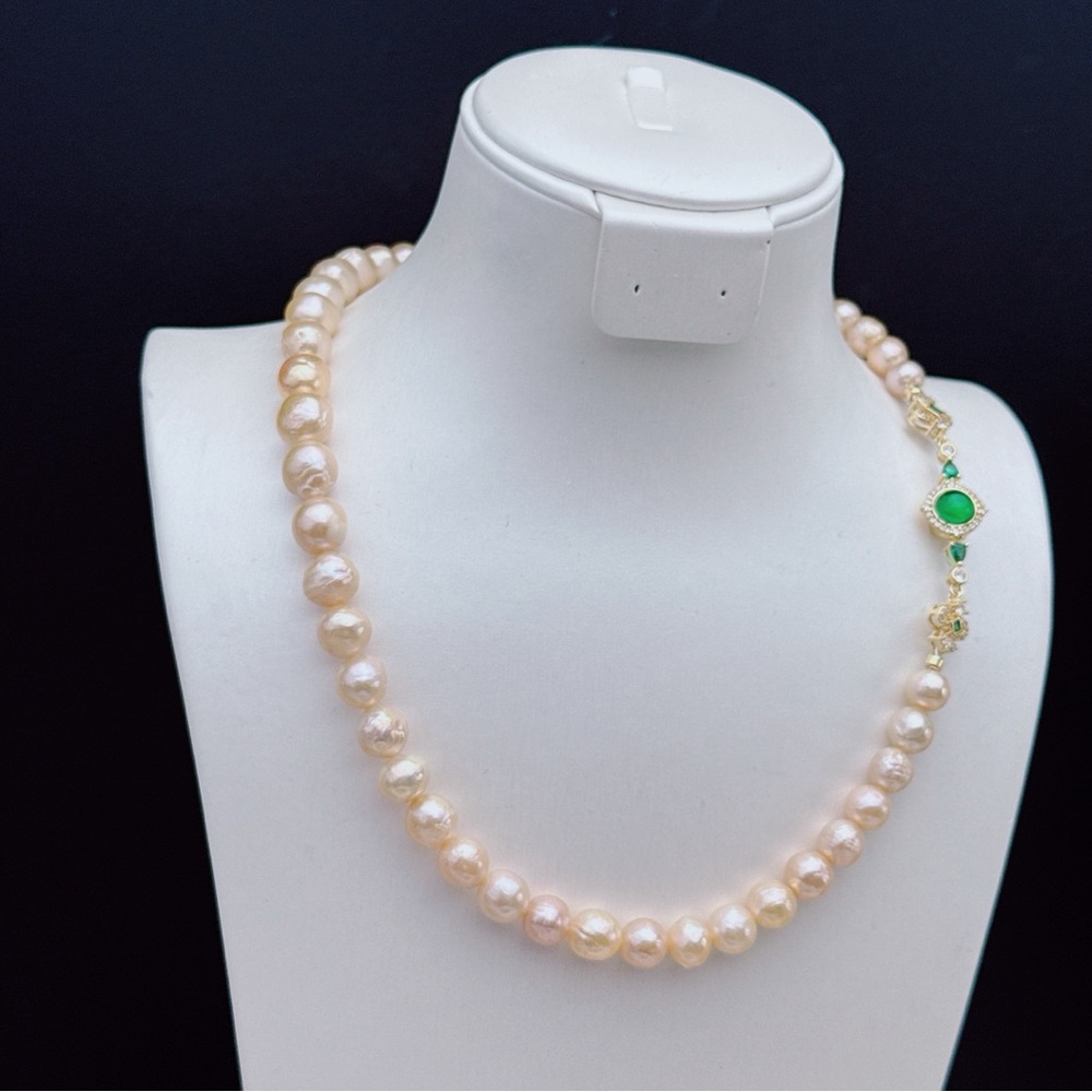 26X207 Handmade Edison Freshwater Baroque Pearl Necklace - Picture 2 of 9
